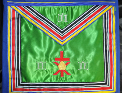 Allied Masonic Degrees - Past Masters Apron (Cornwall District)
